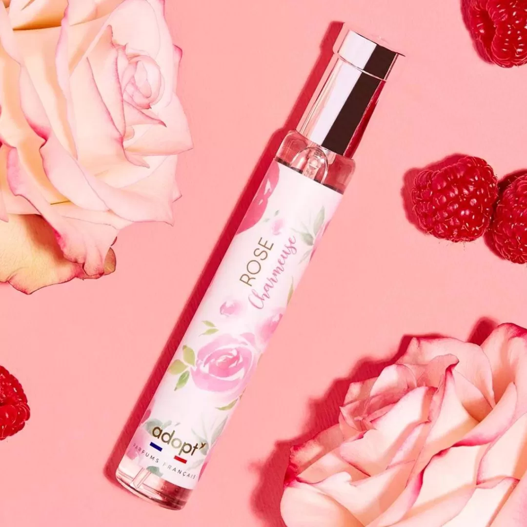Adopt Floral^Rose Charmeuse